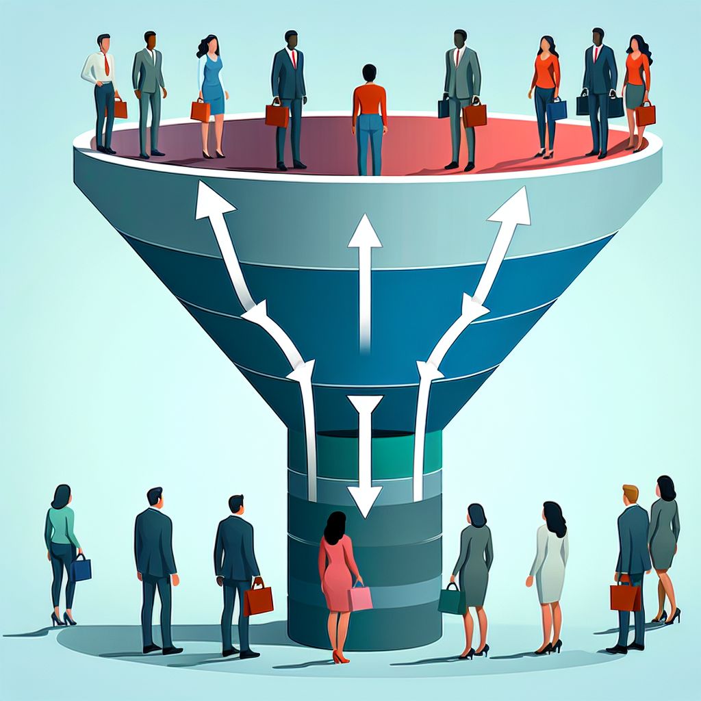 Illustration of individuals at a crossroads, representing decision-making or home improvement service paths.